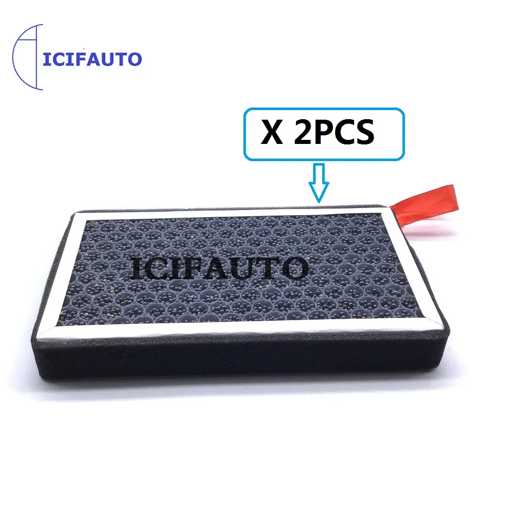 

Для Tesla модель 3 модели Y Воздушный Фильтр HEPA 2 шт. в упаковке с активированный уголь Воздушный кондиционер Замена воздушный фильтр салона-фил...