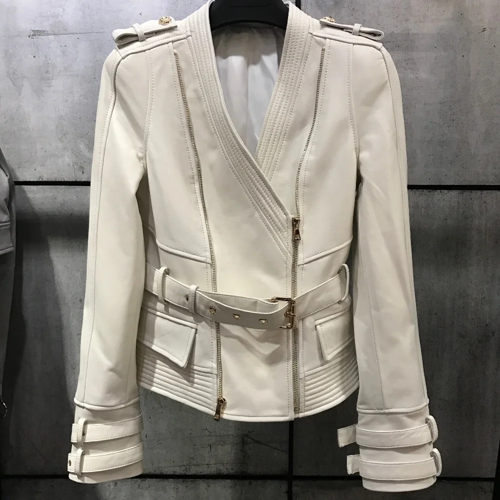 

Женская куртка из натуральной кожи SHZQ