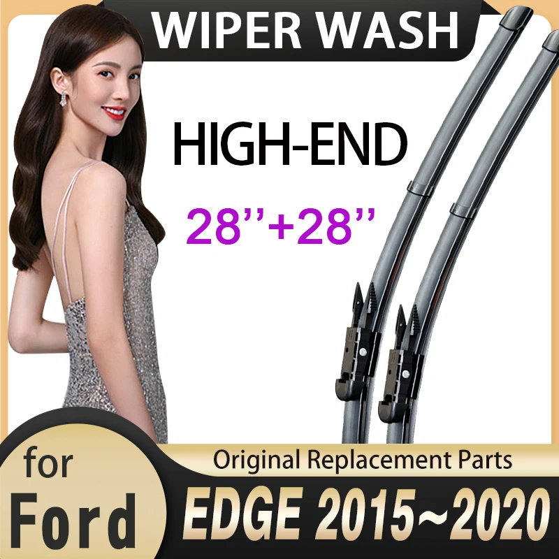 

for Ford EDGE 2015~2020 2016 2017 2018 2019 MK2 Enduro Car Wiper Blades Front Windshield Windscreen Wipers Car Accessories