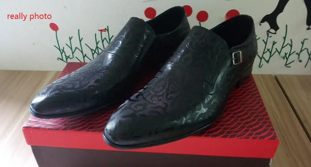 Брендовые мужские классические туфли Лидер продаж 100% натуральная кожаная обувь