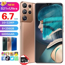 Smartphone S21 Ultra HD, Android 10, 12 go, 6.7 go, 512 ", téléphone intelligent, double Sim, débloqué, déverrouillage par empreinte digitale, 4G/5G, Version internationale, offre spéciale  (2)