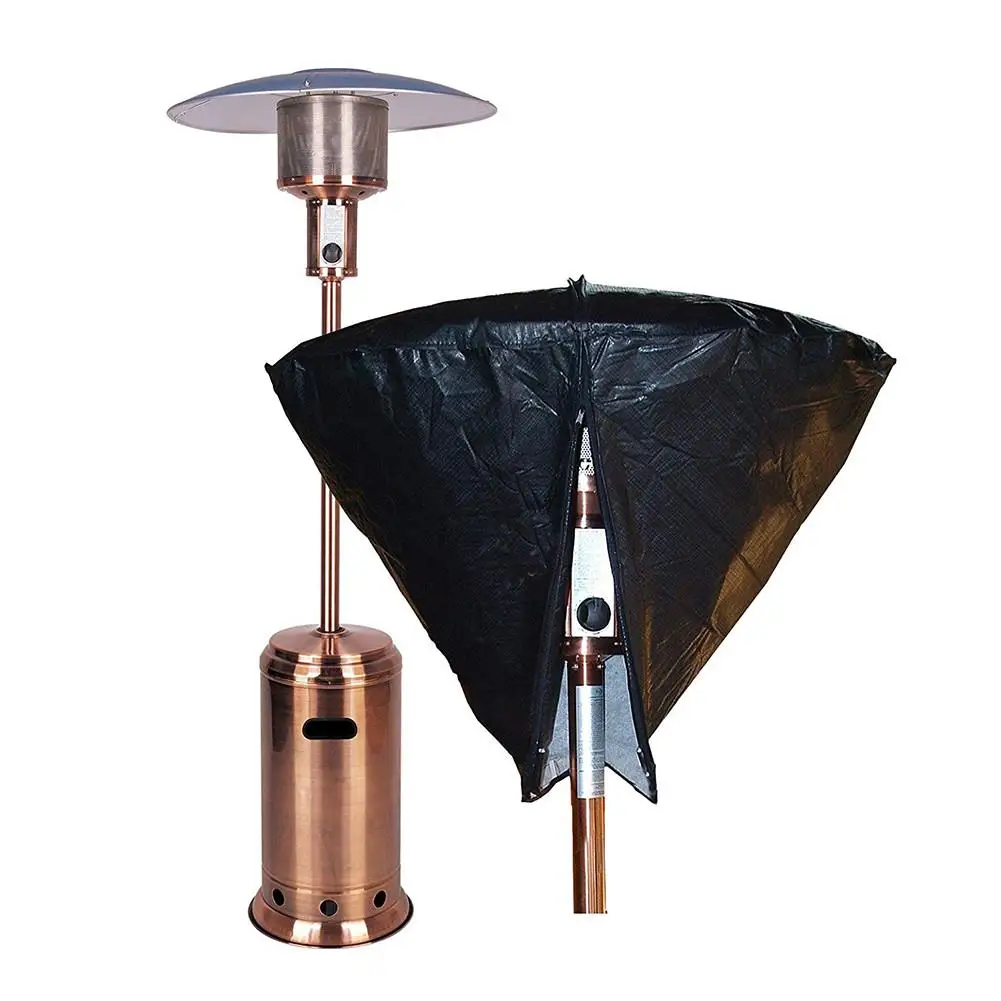 Черный анти Пылезащитная ткань водоотталкивающий для патио крышка нагревателя