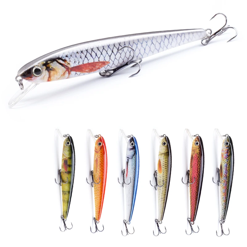 Agoie 112 мм/11g искусственные приманки Minnow рыболовные плавающий горячая Распродажа
