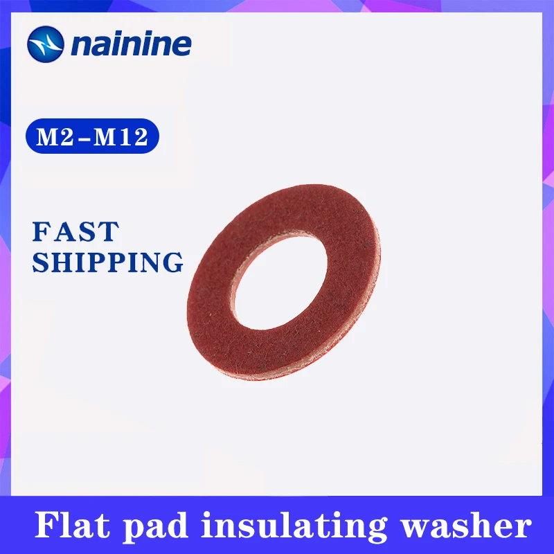 1000 шт. изоляционные шайбы из красной стальной бумаги