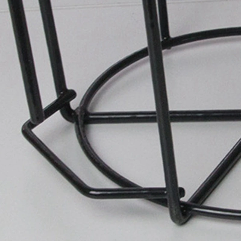 

2PCS Metal Iron Round Plants Flower Pot Vase Stand Plant Holder with Hooks for Garden Balcony Railings Home Table Decor