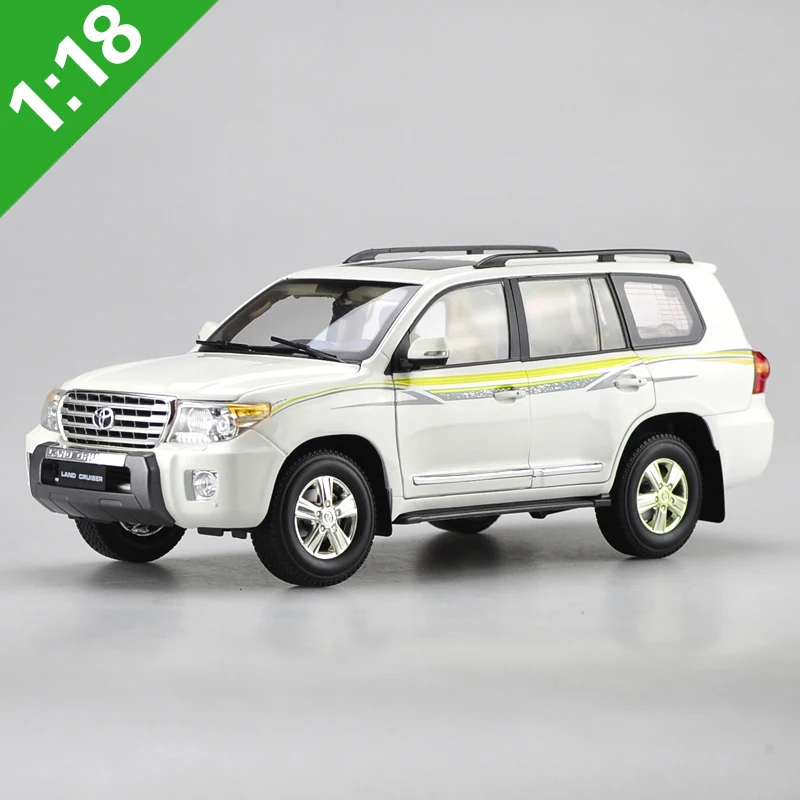 1:18 тщательная TOYOTA 2012 LAND CRUISER LC200 модель автомобиля из сплава статическая