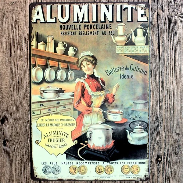 

Tin Signs Metal Plate Wall Pub Kitchen Restaurant Home Art Decor Vintage Iron Poster