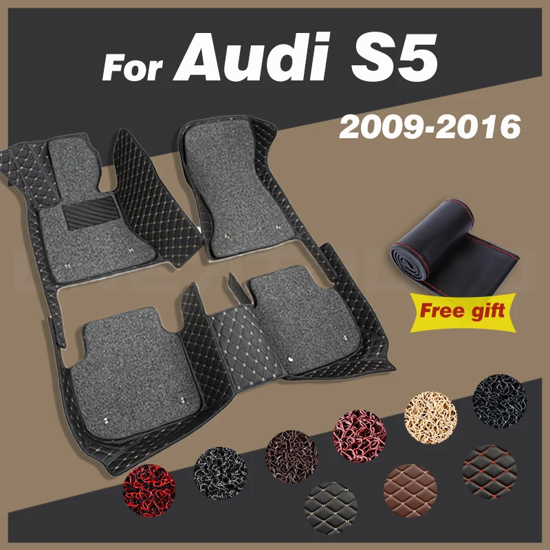 

Автомобильные коврики для Audi S5, мягкая верхняя капота 2009-2014 2015 2016, автомобильные накладки на ножки, пользовательский ковер, аксессуары для интерьера, детали для украшения