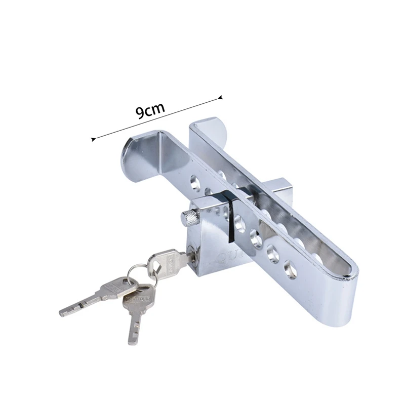 

Security Automobile Steering Wheel Anti-Theft Lock Car Brake Clutch Pedal Lock Car Accelerator Steering Wheel Lock with 3keys