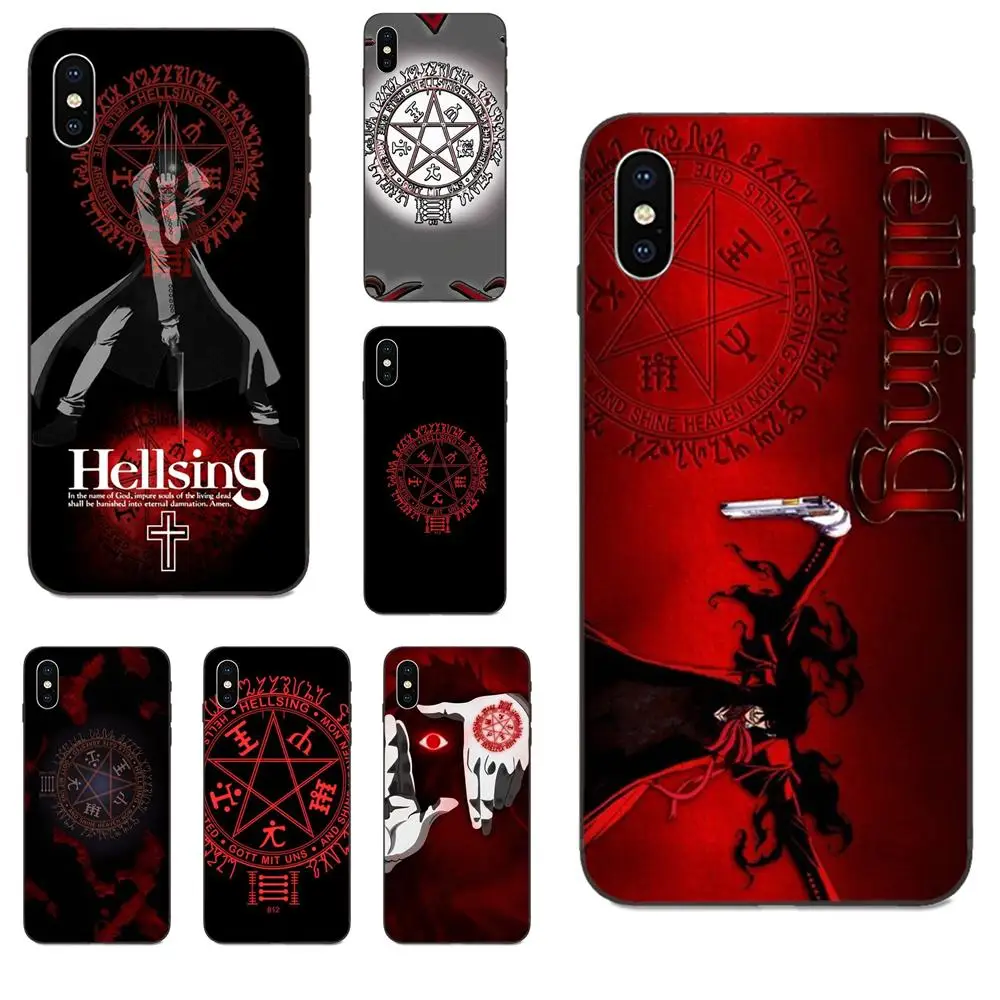 Чехол из ТПУ с рисунком пентаграмма логотипом Hellsing для Xiaomi Mi Mix Max Note 2 2S 3 5X 6 6X 8 9 9T SE