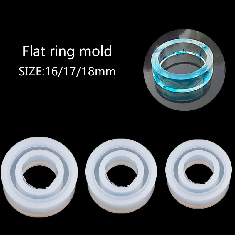 

3pcs Rings Resin Molds for Jewelry Ring Silicone Uv Casting Epoxy Molds DIY for Jewelry Making Supplies Craft Tools