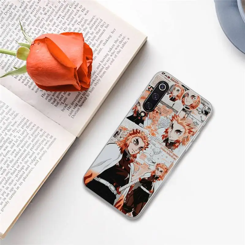 

Kyojuro Rengoku Demon Slayer anime Phone Case For xiaomi Redmi 5 5A plus 7A 8 note 2 3 4 5 5A 6 7 GO K20 A2