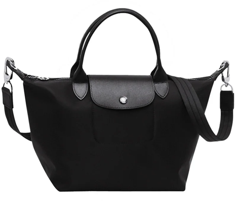 

2021 Women genuine leather foldable waterproof nylon Horse bags bolsas messenger shoulde tote bag 2020 brand Bolsas Handbags