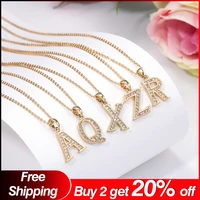 sale alloy enamel necklaces meicem womens 26 letter pendant necklace high quality for women accessories 2022 new fashion party