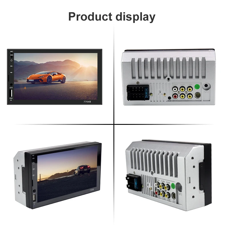 Автомагнитола 7 дюймов сенсорный MirrorLink Android плеер 2 Din MP5 Авторадио Bluetooth Камера