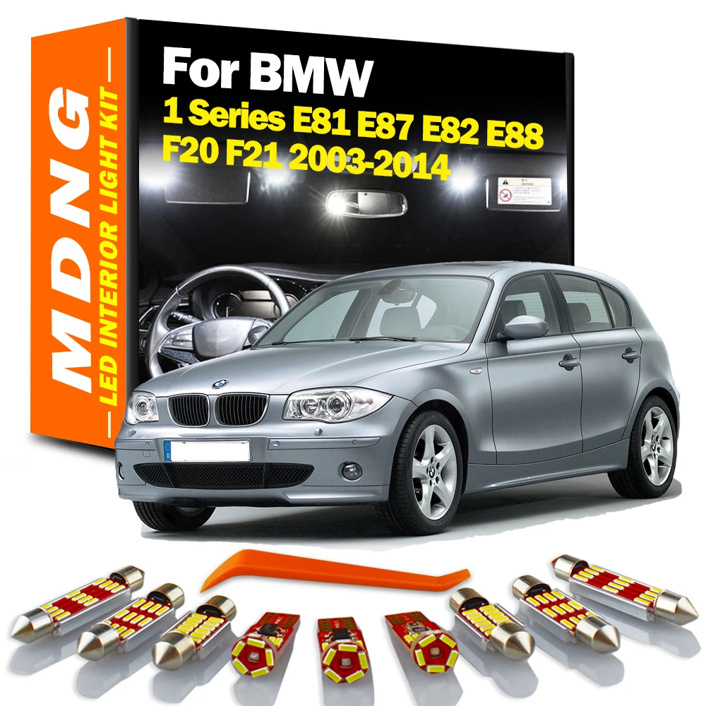 MDNG Canbus Kit d'Éclairage Intérieur LED  Ampoules sans Erreur  Accessoires de Voiture pour BMW