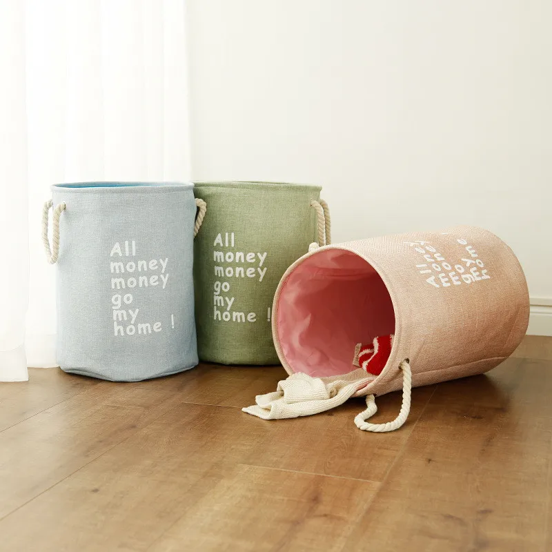 

Foldable Storage Basket Quilt storage bag Waterproof Washing Bag Fabric Basket Clothes Linen Storage Household Finishing