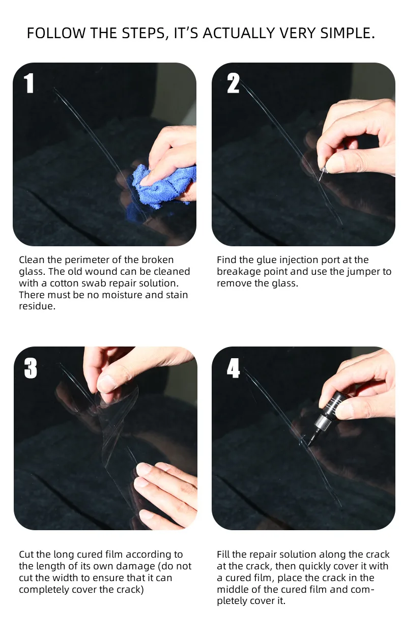 

Windshield and Glass Repair Kit