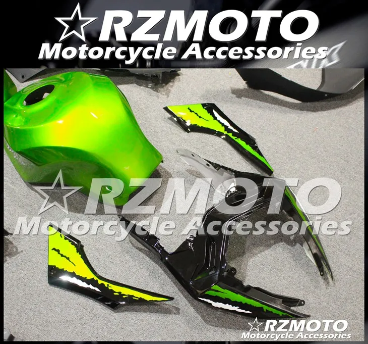 

Injection molding New ABS Motorcycle Fairing Kit Fit for Kawasaki Ninja300 EX300 13 14 15 16 17 ZX300R 13-17 Custom Green Cool