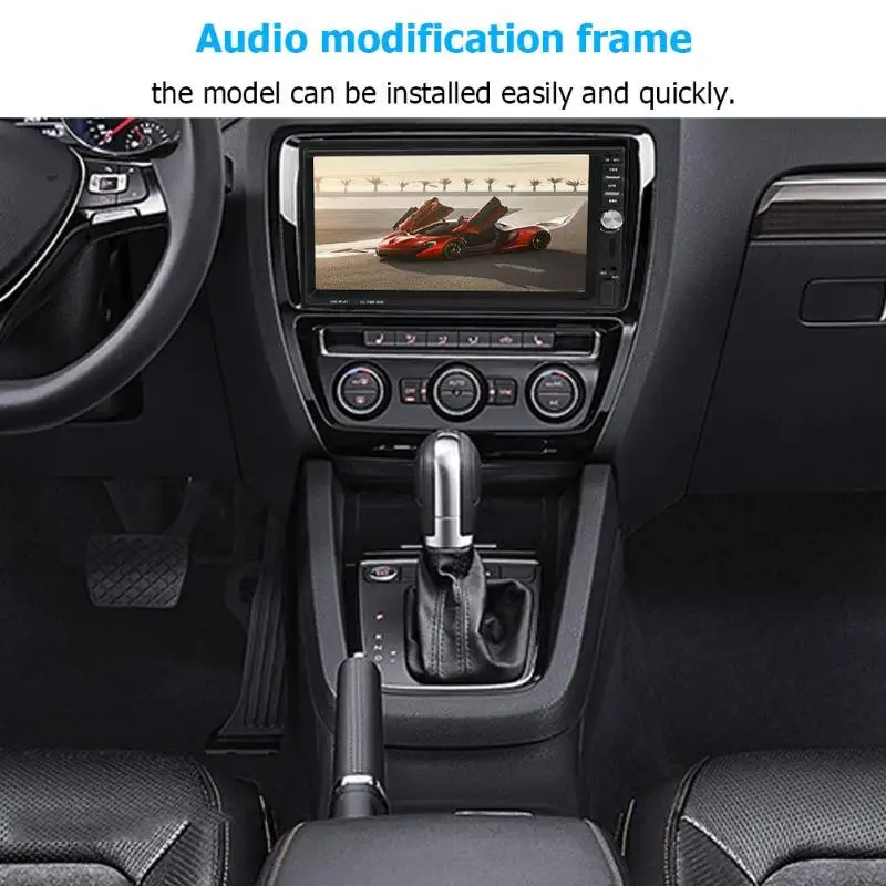 2 Din Car Stereo Install Dash Panel ABS Mounting Frame Trim Kit for Gentra |
