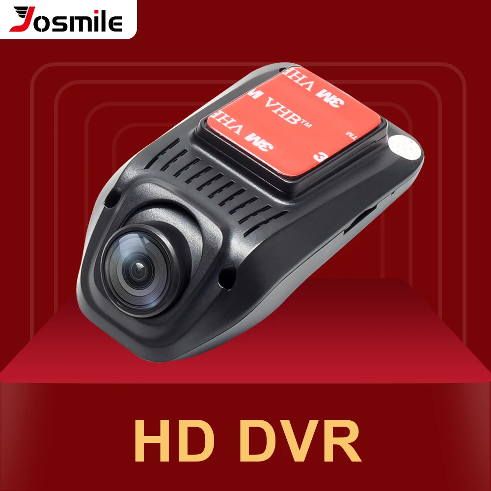 Автомобильный видеорегистратор Josmlie с USB для Мультимедиа Android Full HD 1080P ADAS ночным
