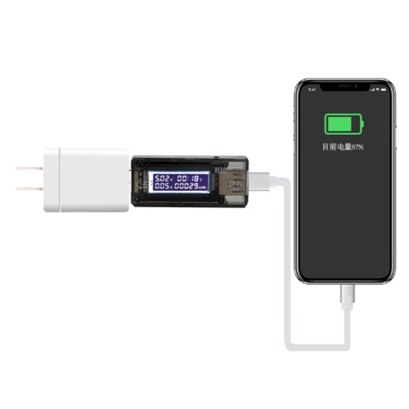 Измерительный прибор USB Тесты er мультиметр ток холостого хода Напряжение