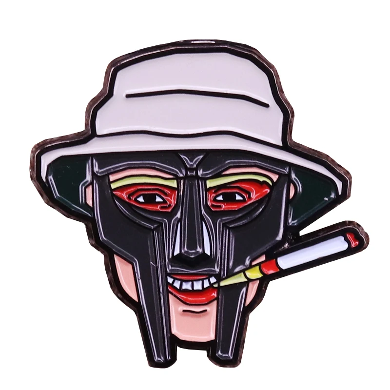 Металлическая поверхность S. Томпсон пин Новый MF Doom Вдохновленный хип | Отзывы и видеообзор
