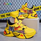 Кроссовки для мальчиков, дышащие сетчатые, удобная уличная спортивная обувь, для бега, для весны