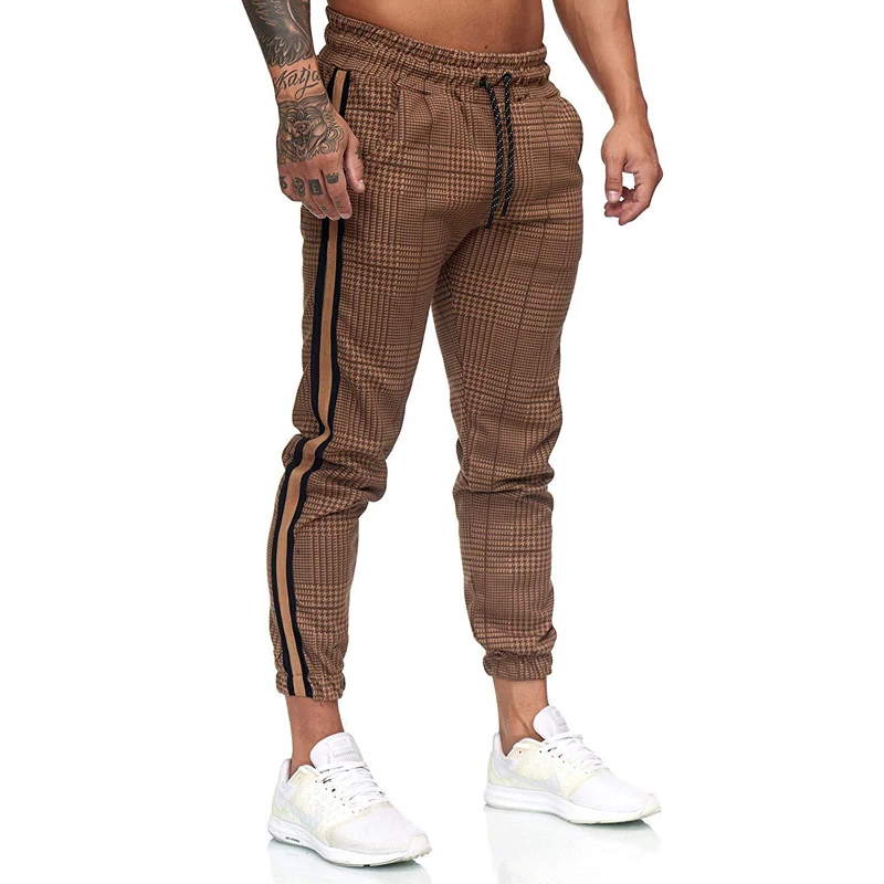 Спортивные тренажеры для бега Мужские штаны фитнеса облегающие мужские