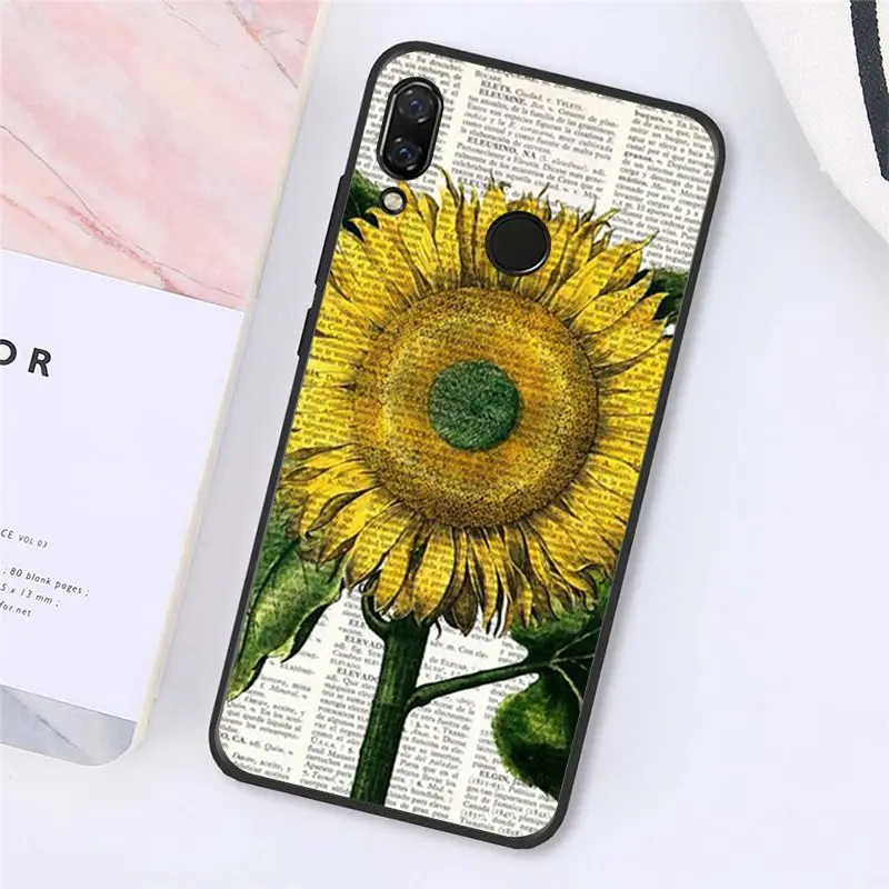 Чехол-книжка MaiYaCa с винтажным принтом цветущего цвета для телефона Xiaomi Redmi8 4X 6A 9 8A