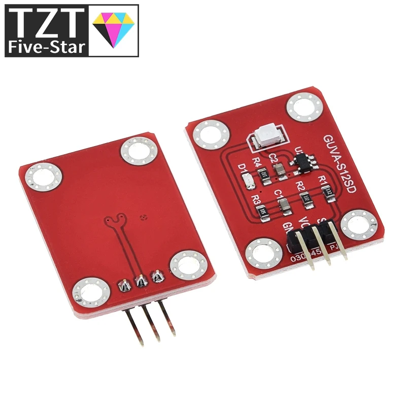 УФ-датчик 3528-3 3 нм Φ фотомодуль постоянного тока-5 в для Arduino /Raspberry pi - купить по