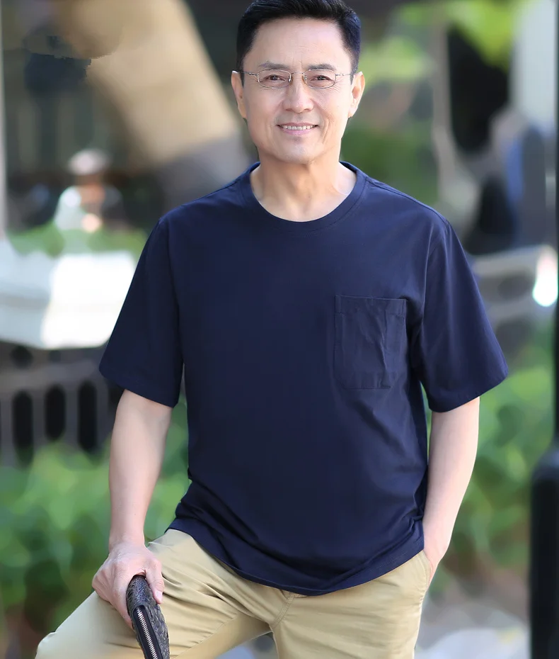 

Men's cotton fashion casual short-sleeved T-shirt E120