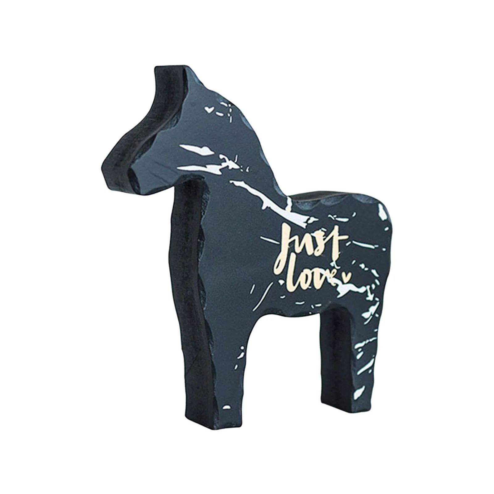 Деревянное украшение в виде лошади скандинавский артистический деревянный