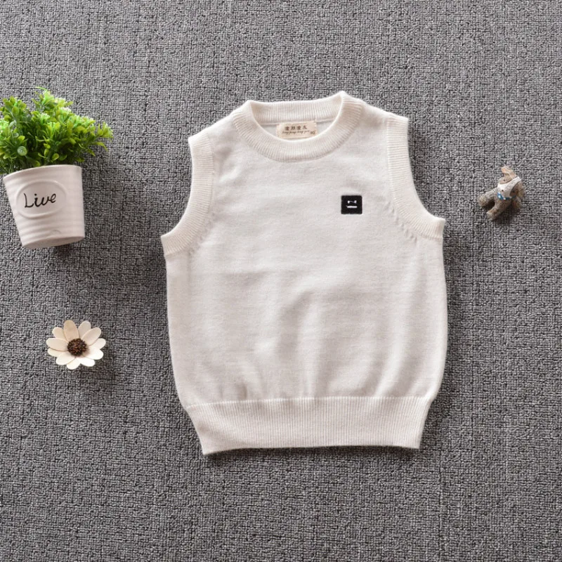 Кашемировый жилет с кроличьими рукавами для малышей вязаный свитер теплый
