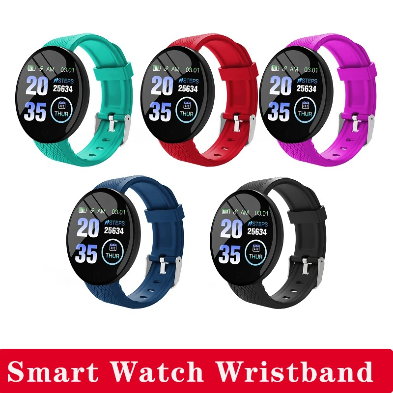 

2021 Newest 1.3Inches Smart Bracelet Color Display Heart Rate Fitness Tracker Waterproof Bluetooth-compatible Smart Wristband