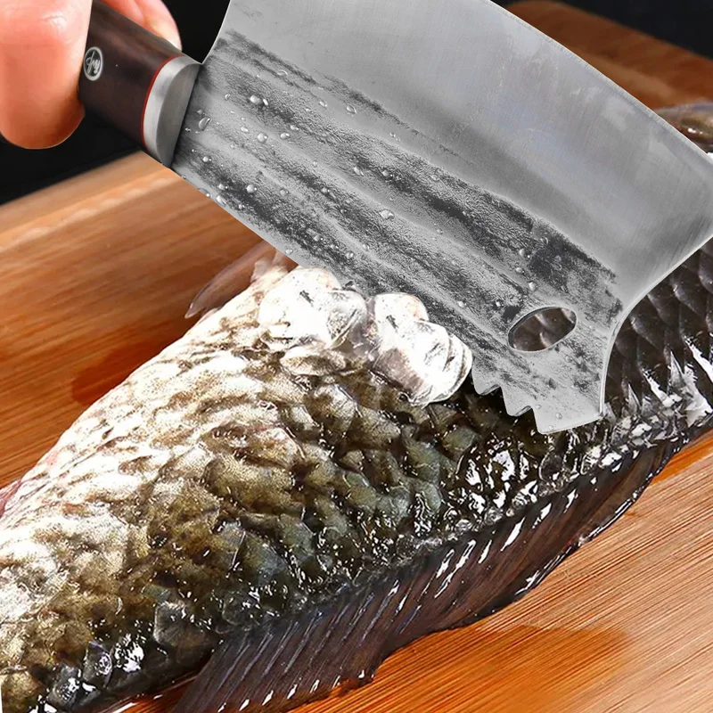 Кухонный нож из нержавеющей стали для нарезки мяса овощей китайский поварской