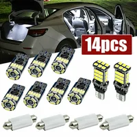 14pcs/set Car LED License Lights Package White Lamps Automobile Interior Accessories For Chevy Silverado 1999-2006