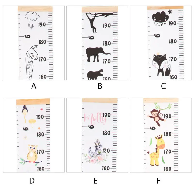 Настенные наклейки Измерьте настенные для детской комнаты Ростомер ростомера