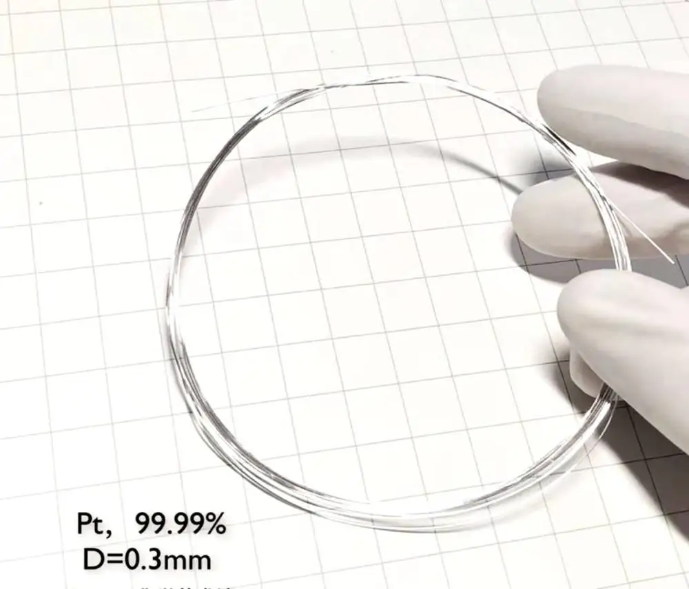 

Palladium metal Wire 99.99% Element Pt Pure Diameter 0.3mm