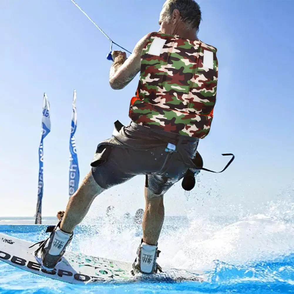 Drifting Water Sports Adult's Life Jacket Breathable Durable Survival Diving Vest with Whistle Safety Aid | Спорт и развлечения