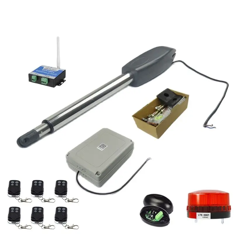 

KINJOIN Wifi Controlled Smart Door Opener PKM-C02 Heavy Single Door Opener Kit For Revolving Doors (Up To 15 Feet (Ft))