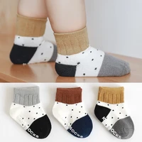 2021 new autumn baby non slip socks stripe dot toddler girls boys knitted socks cartoon winter baby girl stuff 0 3 year