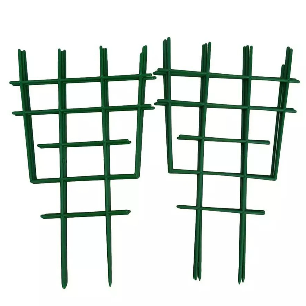 

2pcs Home Balcony Plastic DIY Flower Mini Superimposed Potted Courtyard Climbing Trellis Plant Support Cage Net Garden