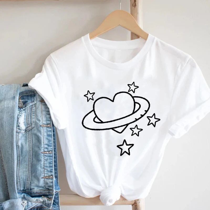 

Women Love Sweet Lip Sexy Cute Valentine's Day Spring Summer Fashion Clothes Print Tee Top Tshirt Female Graphic T-shirt