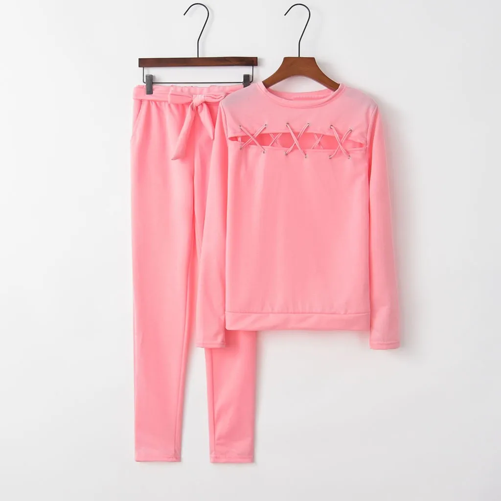 Женский спортивный костюм повседневный комплект из двух предметов: укороченный