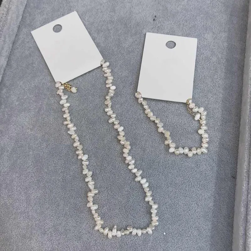 

MENGJIQIAO Korean Elegant Freshwater Pearl Heart Choker Jewelry For Women Girls Party Wedding Chain Necklace Bijoux Colares