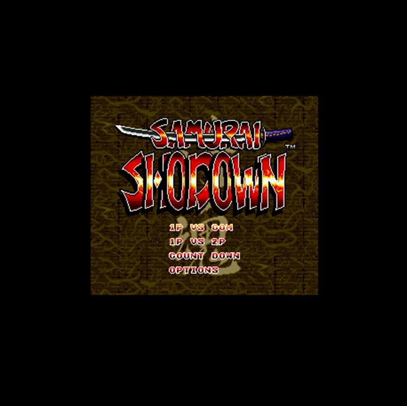 Samurai Shodown NTSC Версия 16 бит 46 пин большая серая игровая карта для игроков в США |