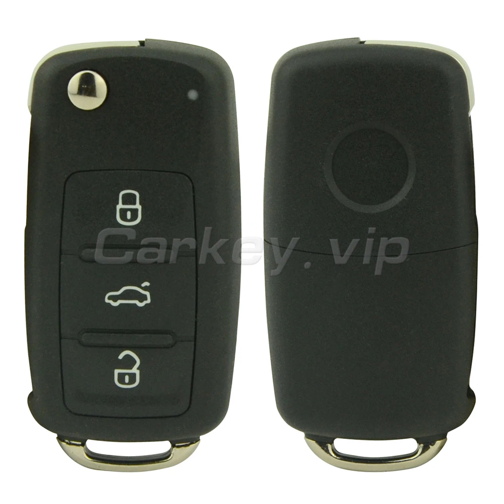 

2 шт., Автомобильный ключ-пульт для VW Volkswagen Beetle Golf Eos Polo 2011 2012 2013 3 кнопки 5K0 837 202 AD ID48 434 МГц