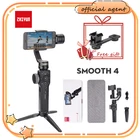ZHIYUN Smooth 4 3-оси телефон портативный разных цветов с шарнирным соединением для смартфона с стабилизаторы для смартфонов iPhoneSamsungHuaweiXiaomiэкшн-камеры