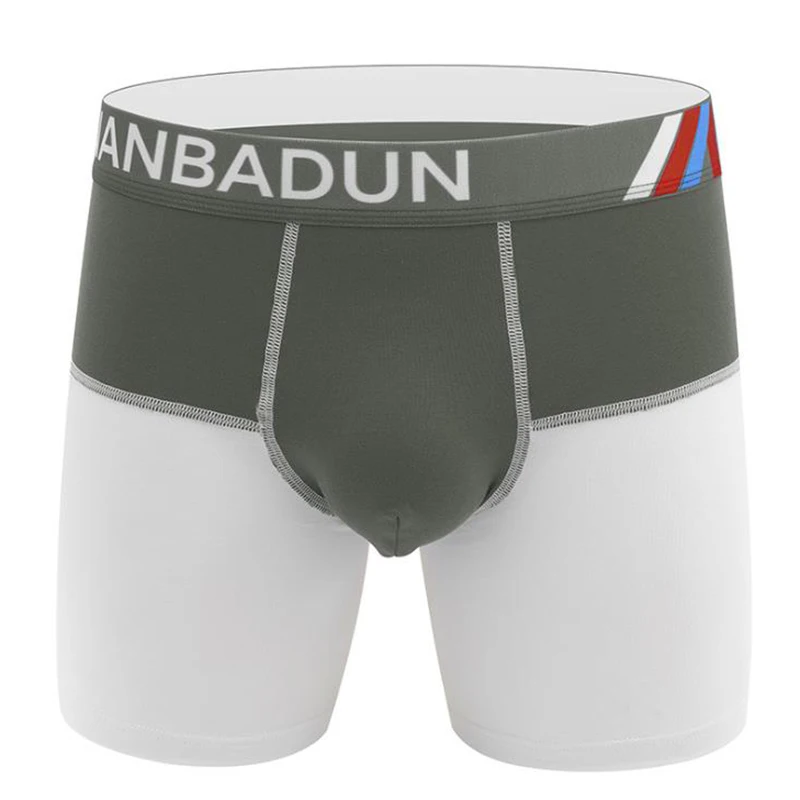 

Sport Long Legg Cotton Adult Men Gay Fitness Soft Sexy Boxer Underwear Large Size Brand New Arrival